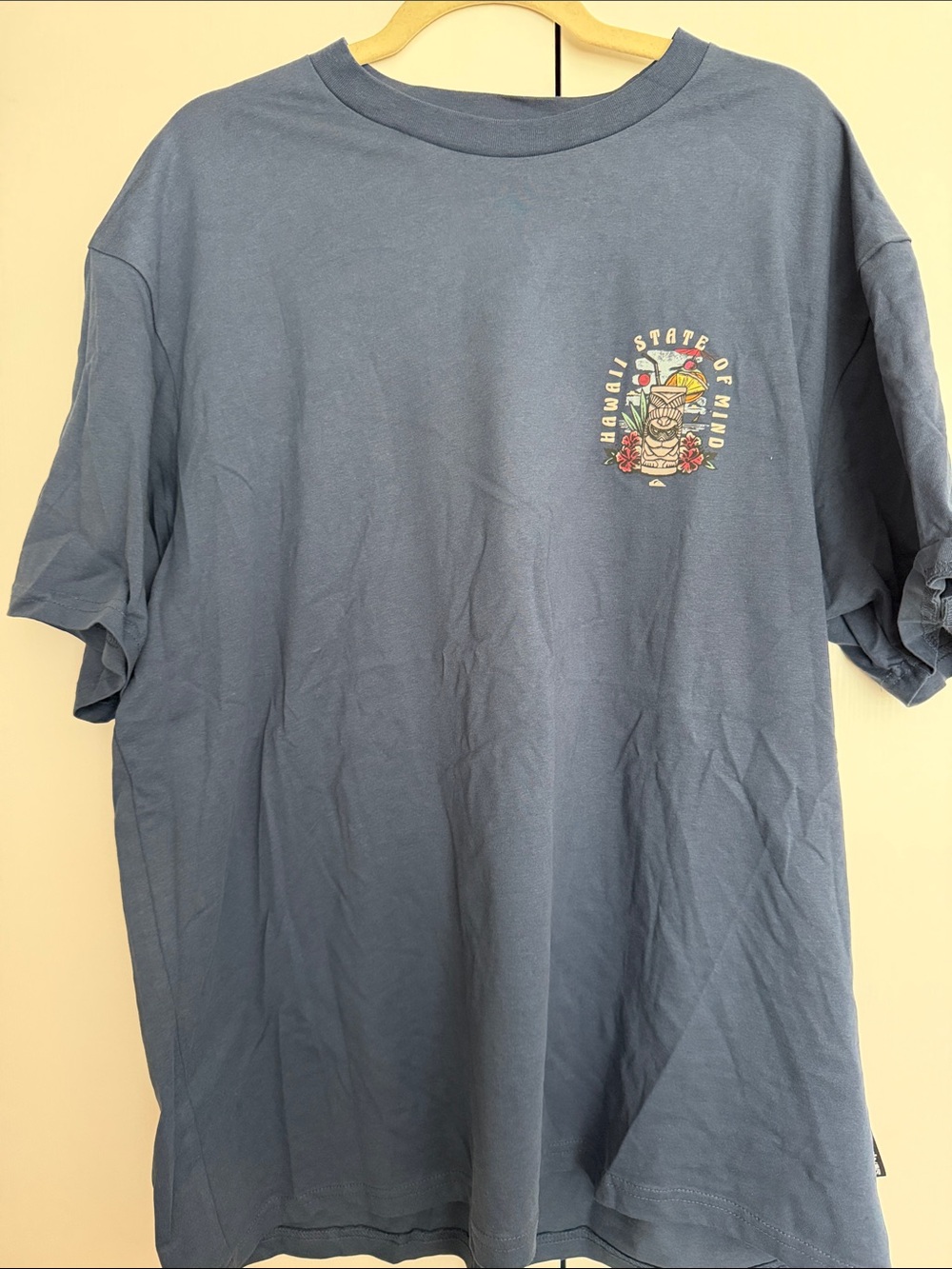 Quiksilver Hawaii State of Mind Tiki Graphic T-Shirt NWT Men’s XXL